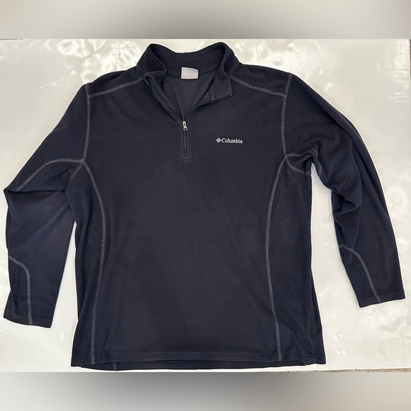 The North Face And Columbia Men’s Lot Of 2 Fleece Pullovers Black Size XL - Picture 8 of 11